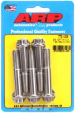 M10 x 1.25 x 60 12pt SS bolts (5pcs) - Image 2