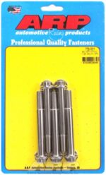 M10 x 1.25 x 90 12pt SS bolts (5pcs) - Image 2