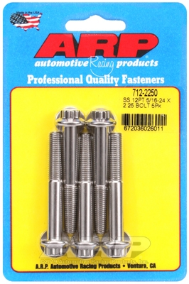 7742484B-C35D-EDD7-28E2-442332A13090 "5/16""-24 x 2.250 12pt SS bolts" (5pcs) - Image 1