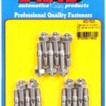 Cast alum covers SS valve cover stud kit