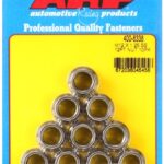 ARp M12 X 1.25 (.750 collar) SS 12pt nut kit(10pcs)
