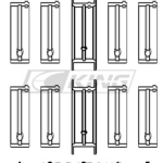 King Main Bearing Shell OPEL C20XE, X18XE, X22XE