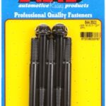 "3/8""-16 x 3.500 12pt 7/16 wrenching black oxide bolts"5pcs