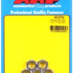 "3/8"" -24 SS fine hex nut kit" (5pcs)