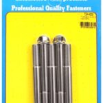 "7/16""-20 x 4.000 hex SS bolts" (5pcs)