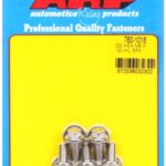 M6 x 1.00 x 12 hex SS bolts (5pcs)