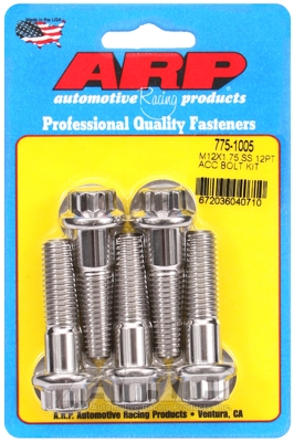 791C7908-E9EC-2885-DC7A-65DFE4DC50F6 ARP Bolt Kit M12 X 1.75 X 45 SS 12PT - Image 1
