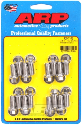 7921D67E-020F-089C-D8A1-7F5125E1F623 "3/8"" x .750 SS hex header bolt kit" - Image 1