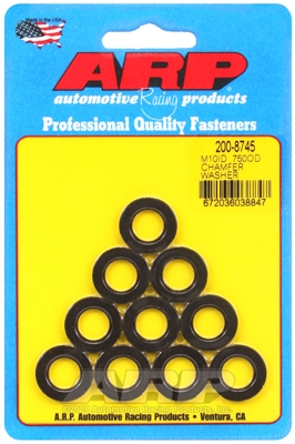7A0AADEA-EDBD-B26C-B908-9F3966E5C757 ARP Chamfer Washers M10 ID 0.750 OD Black - Image 1