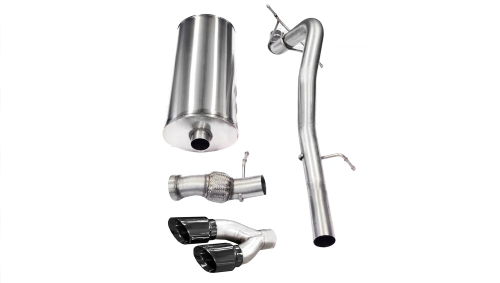 7A0EB6AA-59F6-E025-FB1A-BE79567BCE30 Corsa Cat-Back 3.0" Single Side Twin 4.0" Escalade 6.2 11-14 - Image 1