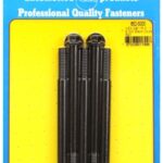 "3/8""-16 X 5.000 hex black oxide bolts" (5pcs)