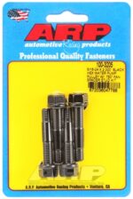 ARP 5/16-24x2.000 black hex WP pulley w/.750" fan spcr stud
