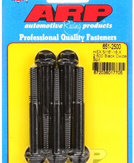 ARP "5/16""-18 X 2.500 hex black oxide bolts (5pcs)