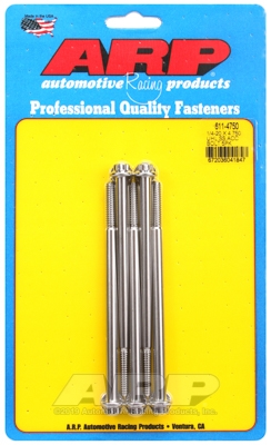 7D162C47-F979-7C6C-D6FD-D2567E4ACCCE "1/4""-20 x 4.750 12pt SS bolts" (5pcs) - Image 1