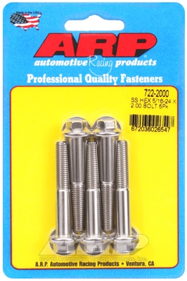 7D984D4B-27DA-D5DA-C6B1-0086EE6230BE "5/16""-24 x 2.000 hex SS bolts" (5pcs) - Image 1