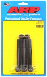 "3/8""-24 x 3.750 hex 7/16 wrenching black oxide bolts" 5pcs