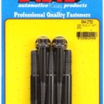 "3/8""-16 x 2.750 12pt 7/16 wrenching black oxide bolts"5pcs