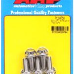 "5/16""-24 x .750 12pt SS bolts" (5pcs)