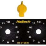 Haltech Dual Switch Panel Kit - includes Yellow knob