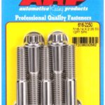 "7/16""-14 X 2.250 12pt SS bolts" (5pcs)