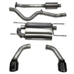 Corsa Cat-Back 2.5" Dual Rear Single 4.5" BRZ/GT86 12-20