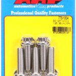 M10 x 1.25 x 35 12pt SS bolts+Washers (5pcs)