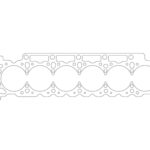 Athena Head gasket BMW S38B35/S38B36/S38B38 2.0mm D.95,6mm