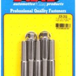 "7/16""-14 X 2.500 hex SS bolts" (5pcs)