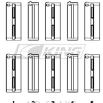 King Main Bearing Shell ALFA ROMEO AR01608/34