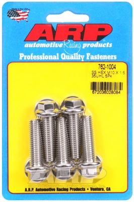 8349E269-ABDD-54C3-9AD2-39E60D405366 M10 x 1.50 x 35 hex SS bolts (5pcs) - Image 1