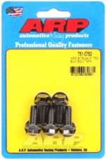 "5/16""-24 x .750 hex black oxide bolts" (5pcs)