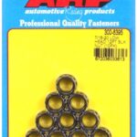 7/16"-20. low head. .600 flange OD 12pt nut kit (10pcs)
