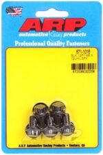 M8 x 1.25 x 12 12pt black oxide bolts (5pcs)