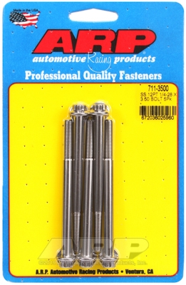 87AA5257-30F0-9A87-E097-37C5D2556B64 "1/4""-28 x 3.500 12pt SS bolts" (5pcs) - Image 1
