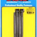 ARP 5/16-24x3.750 black hex WP pulley w/2.500" fan spcr stud