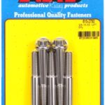 "3/8""-16 x 2.750 12pt 7/16 wrenching SS bolts" (5pcs)