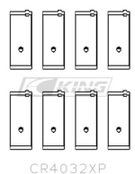 King Conrod Bearing Shell TOYOTA 4AGE, 4AGZE, 16V 1.6L