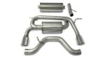 Corsa Cat-Back 3.0" Dual Rear Single 4.0" Hummer H3