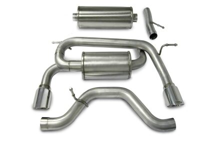 Corsa Cat-Back 3.0" Dual Rear Single 4.0" Hummer H3