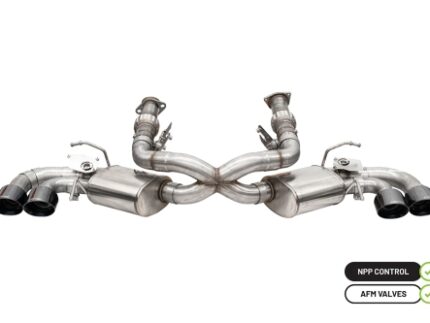 Corsa Cat-Back 3.0" Dual Rear Quad 4.5" Corvette C8 20-23
