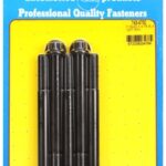 "7/16""-20 x 4.750 12pt black oxide bolts" (5pcs)
