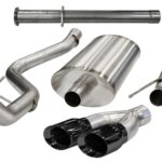 Corsa Cat-Back + Res Delete 3" Single Side Twin 4" F150 6.2