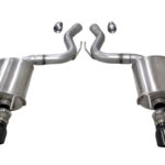 Corsa Axle-Back 3.0" Dual Rear Twin 4.0"Mustang 5.0 18-22