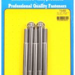 "3/8""-24 x 4.500 12pt SS bolts" (5pcs)