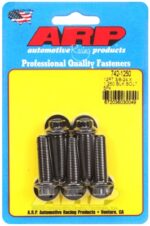 "3/8""-24 x 1.250 12pt black oxide bolts" (5pcs)