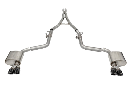 89E40689-9AF5-C9E8-425F-1C64CAEA5021 Corsa Cat-Back 2.75 Dual Rear Twin 3.5" Challenger SRT 18-23 - Image 1