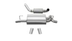 Corsa Axle-Back 2.5" Dual Rear Turn Downs 2.5" Wrangler 3.6
