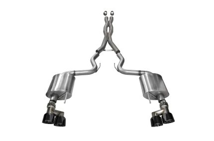 Corsa Cat-Back 3.0" Dual Rear Twin 4.0" Mustang 5.0 15-17