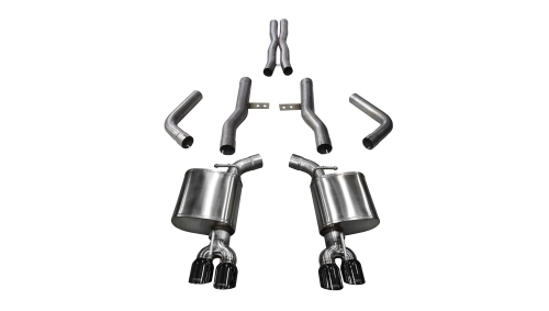 8BCEF72E-04A3-744C-C6AB-19FB3F771EEF Corsa Cat-Back 2.75 Dual Rear Twin 3.5" Challenger 6.2 15-22 - Image 1