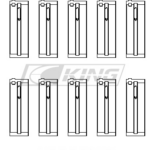 King Main Bearing Shell HONDA D-SERIES, F23A, F23Z, 16V